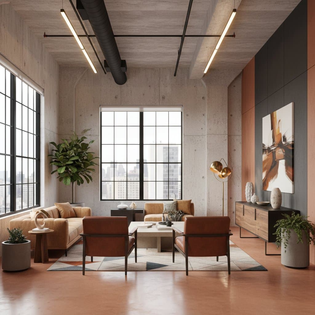 Featured image for Colored Concrete Adds Warmth to Industrial Design