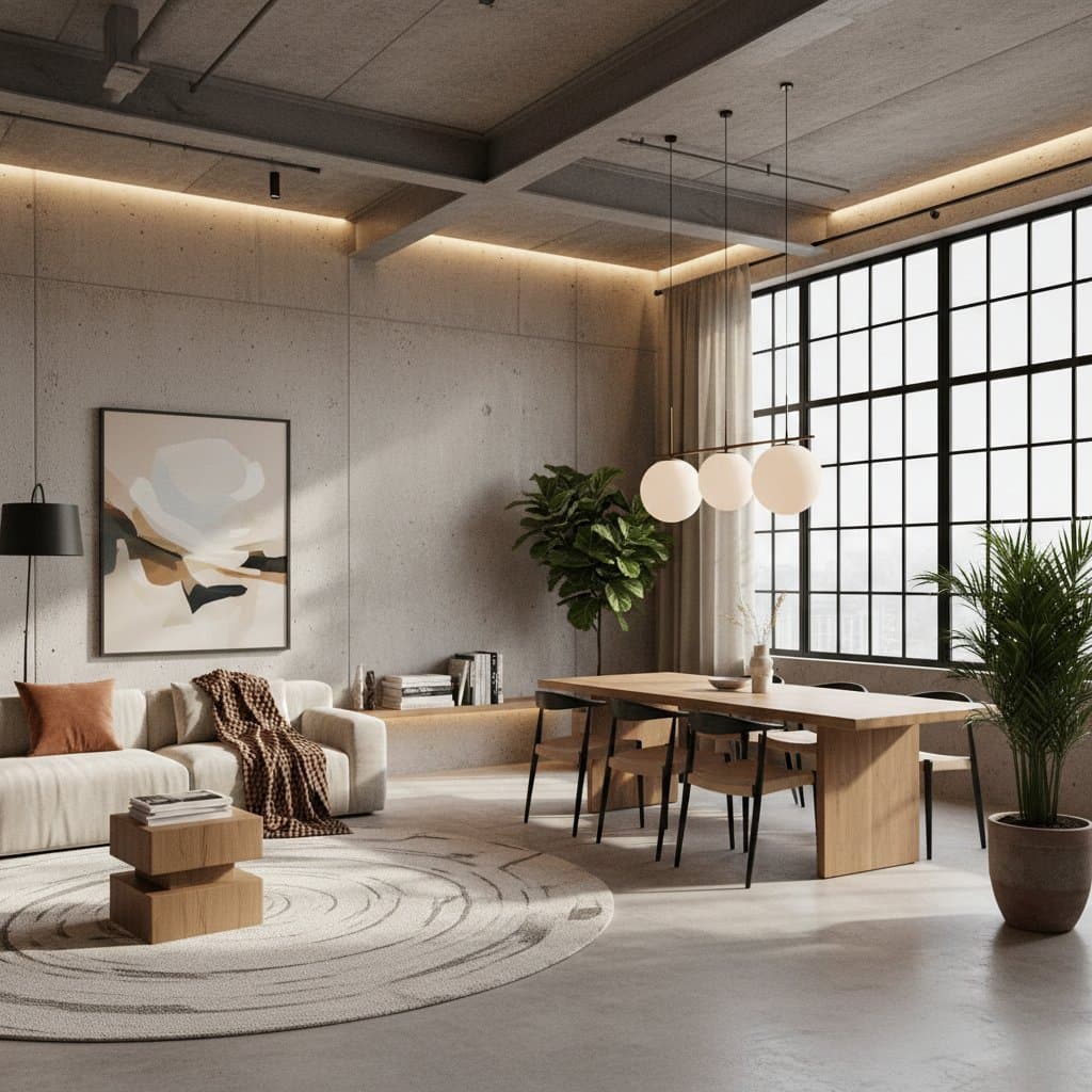 Featured image for Blend Raw Industrial Style with Soft Minimalist Warmth