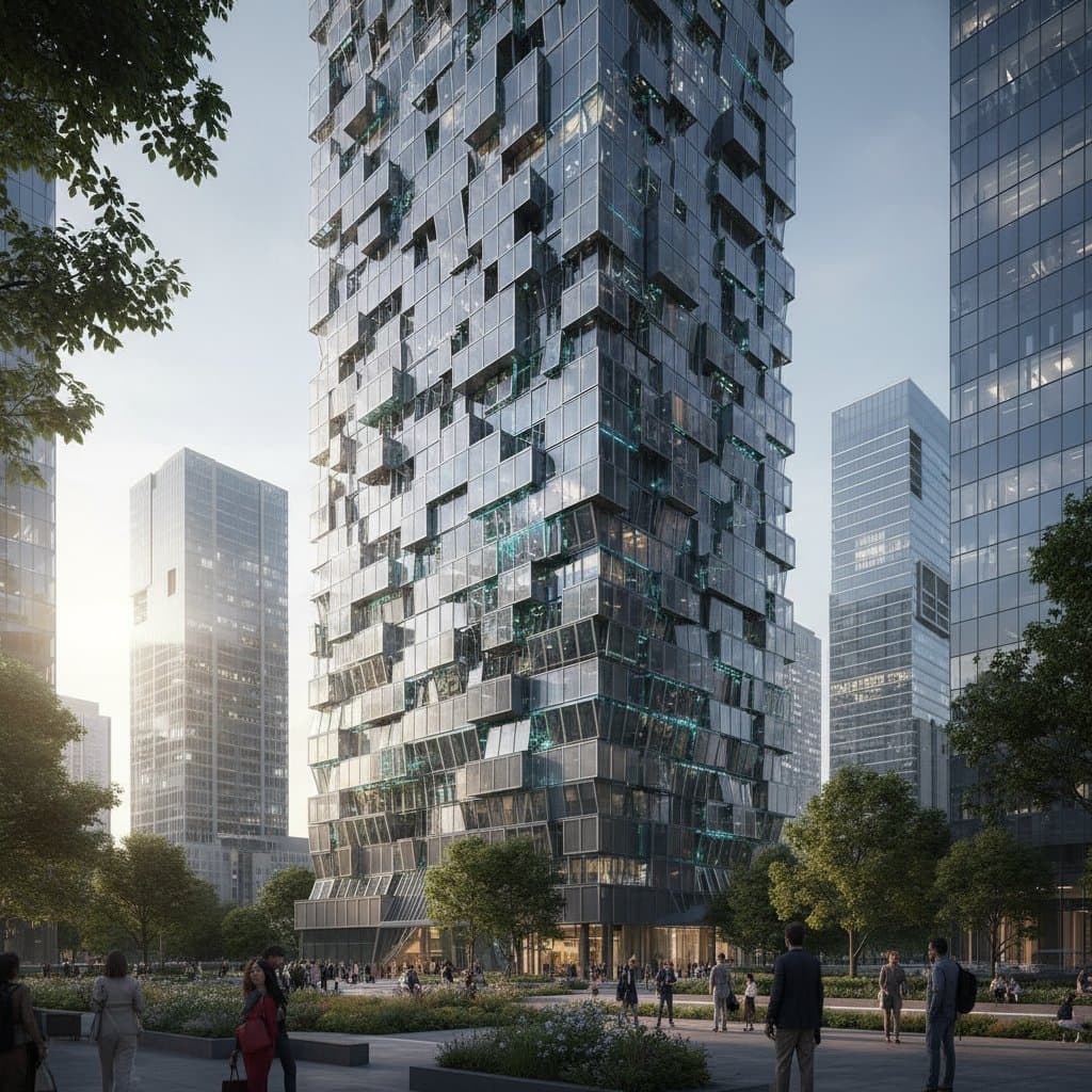 Featured image for Algorithms Now Control Building Exteriors in Real Time