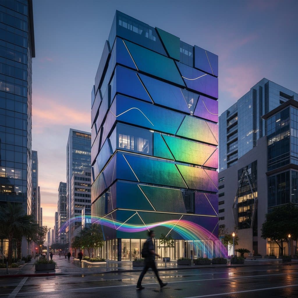 Featured image for Color-Shifting Facades Change as You Walk Past Them