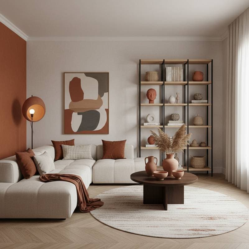 Featured image for Terracotta Brings Warmth to Neutral Rooms That Feel Flat