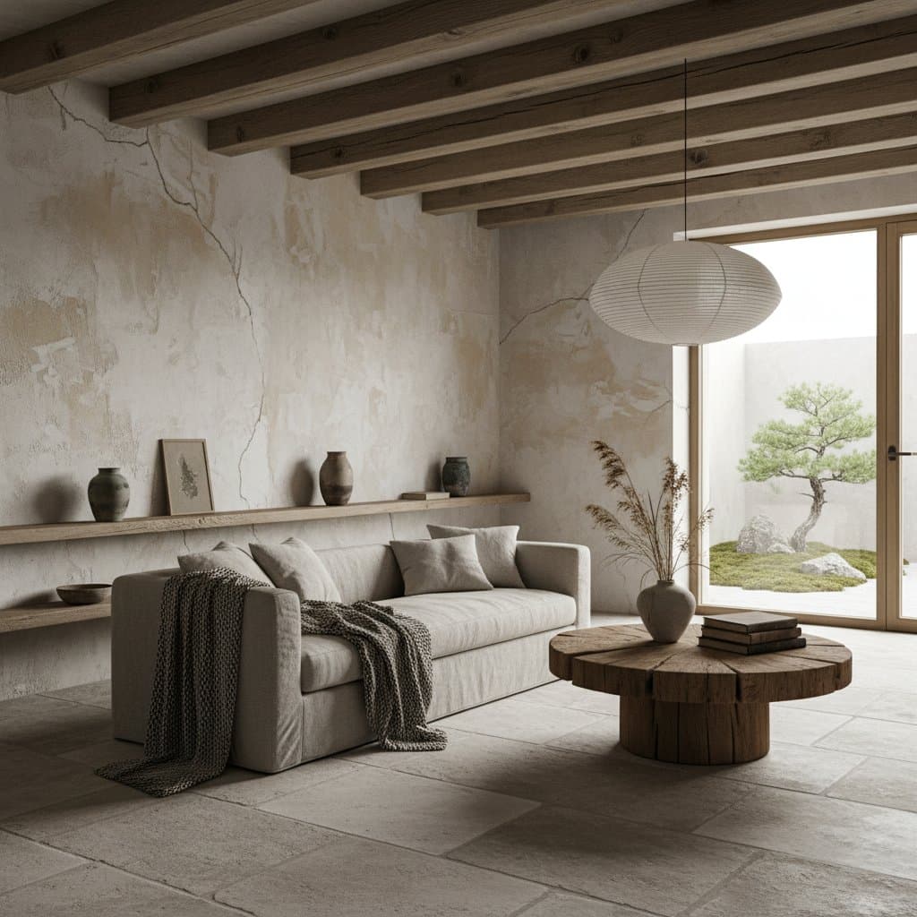 Featured image for Why Wabi-Sabi's Flawed Beauty Rules 2026 Interiors