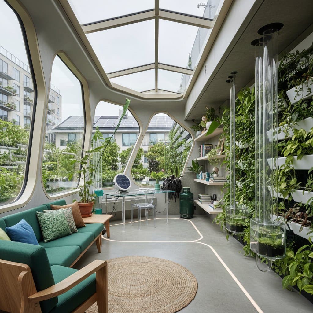 Featured image for Solarpunk Homes Blend Green Tech With Nature