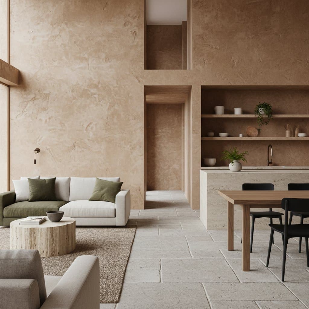Featured image for Raw Clay and Stone Bring Calm to Modern Homes