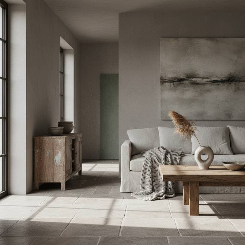Featured image for Why Wabi-Sabi Flaws Define 2025's Top Interiors