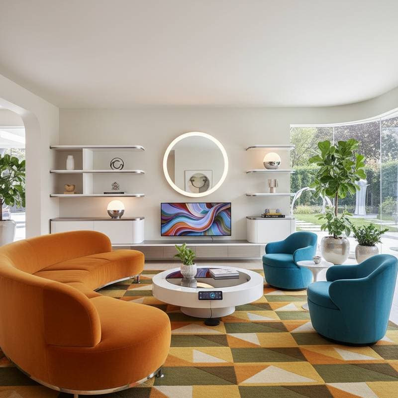 Featured image for Space Age Design Blends Retro Flair with Modern Comfort